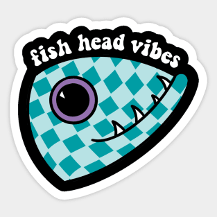 Fish Head Vibes Sticker